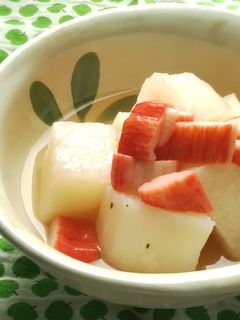 長芋とカニかまのだし煮-レシピのメイン写真