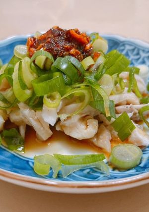 電子レンジで簡単！鶏皮ポン酢-レシピのメイン写真