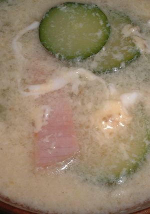 ズッキーニとベーコンの中華スープ-レシピのメイン写真