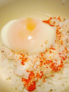 さっぱり美味しい!温玉ツナマヨ丼-レシピのメイン写真