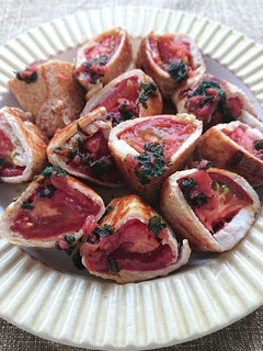 トマトの肉巻きに梅しそポン酢がけ-レシピのメイン写真