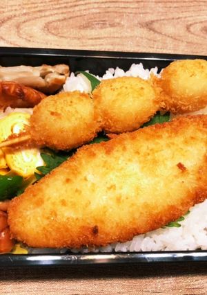 フライ弁当　0603-レシピのメイン写真