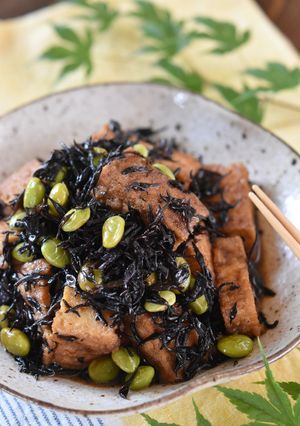 厚揚げ豆腐とひじきの煮物【作り置き】-レシピのメイン写真