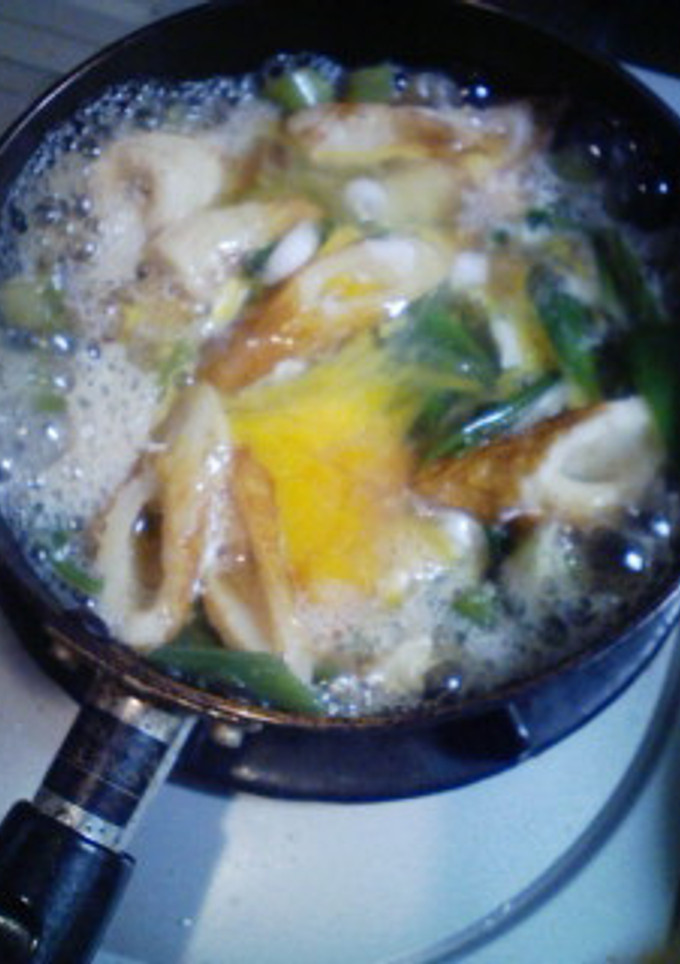 ちくわとねぎの卵丼-レシピのメイン写真