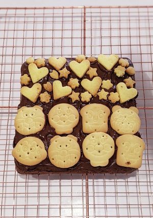 チョコがけブラウニー-レシピのメイン写真