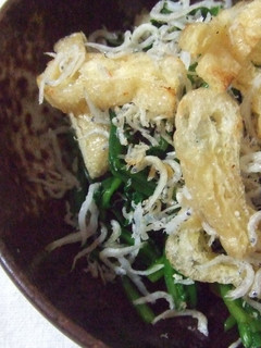 ほうれん草とカリカリおあげのおひたし-レシピのメイン写真