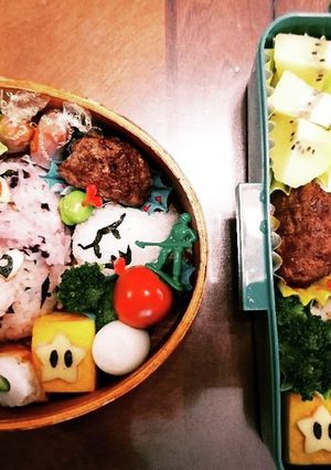 スーパーマリオ　キャラ弁-レシピのメイン写真