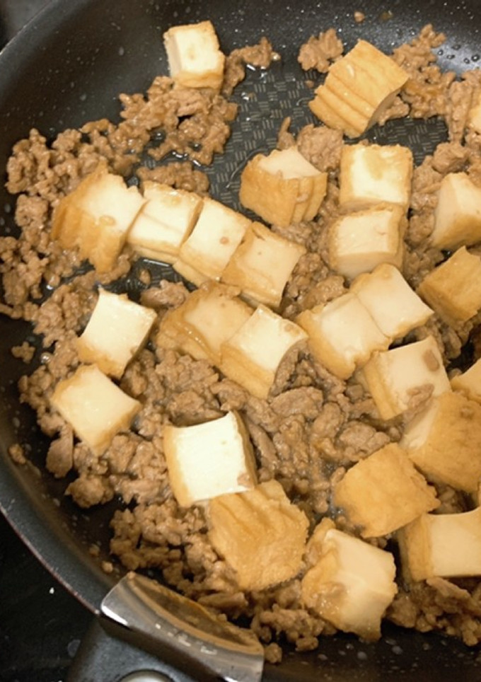 厚揚げの肉味噌炒め-レシピのメイン写真