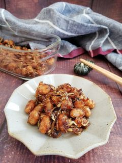 子供も大好き!大豆とじゃこの甘辛揚げ-レシピのメイン写真