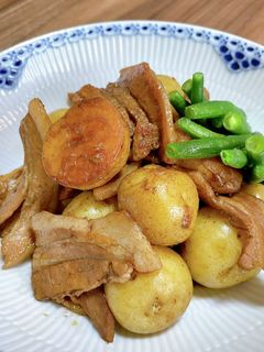 新じゃがと豚バラの甘辛煮-レシピのメイン写真
