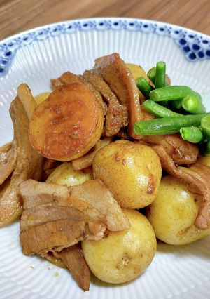 新じゃがと豚バラの甘辛煮-レシピのメイン写真