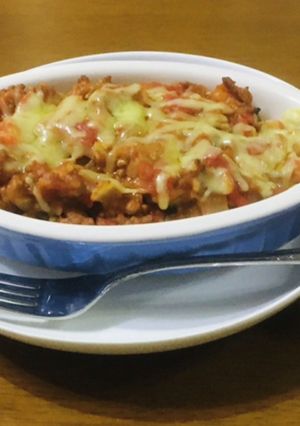 簡単！ナスとミートソースのポテトグラタン-レシピのメイン写真