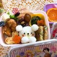 6歳児♡かわいいシロクマちゃん弁当