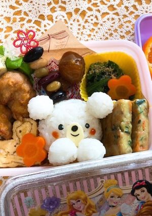6歳児♡かわいいシロクマちゃん弁当-レシピのメイン写真