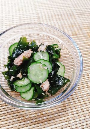 生わかめときゅうりとツナの酢の物✤-レシピのメイン写真