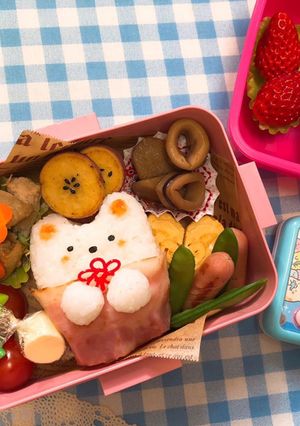 8歳児♥すみっコぐらしのしろくま弁当-レシピのメイン写真