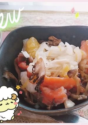 絶品☆サーモンとオレンジのエスカベッシュ-レシピのメイン写真