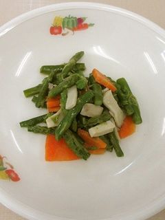 アスパラとエリンギの炒め物★宇都宮給食-レシピのメイン写真