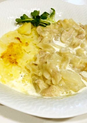 グルテンフリー 豚肉のクリーム煮-レシピのメイン写真
