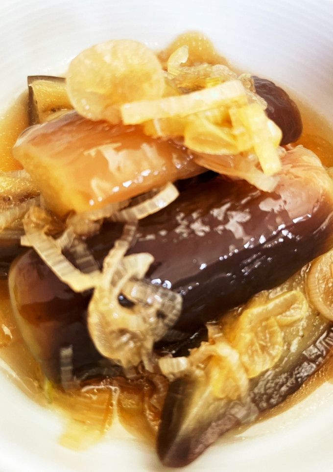 ごま油が香るナスの煮浸し　レンジで簡単-レシピのメイン写真
