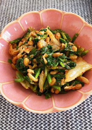 ほうれん草の納豆キムチ和え-レシピのメイン写真