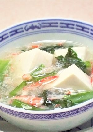 豆腐の中華風カニあんかけ-レシピのメイン写真