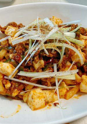 素使用で超簡単☆ピリ辛麻婆豆腐うどん-レシピのメイン写真