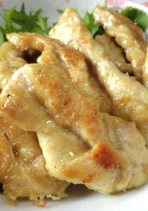 ぷりっとやわらか♪　鶏むね肉のカレー焼き-レシピのメイン写真