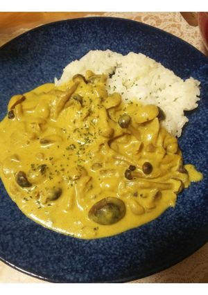 クリーミーきのこカレー-レシピのメイン写真