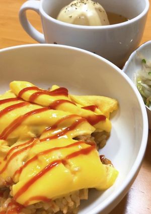 超簡単ズボラさんでも！とろふわオムライス-レシピのメイン写真