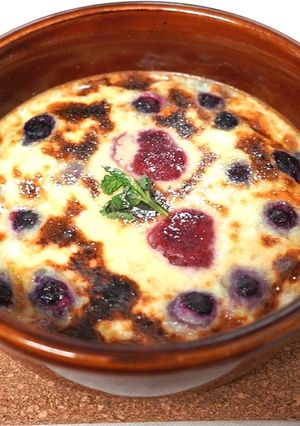 朝食に熱々を♪簡単オートミールプディング-レシピのメイン写真
