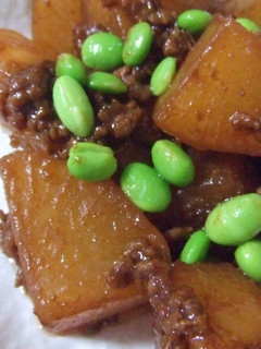 大根とひき肉のオイスター味噌炒め-レシピのメイン写真
