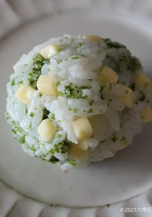 青のりとチーズの丸おにぎり-レシピのメイン写真