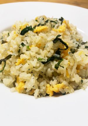大葉とじゃこの和風チャーハン-レシピのメイン写真