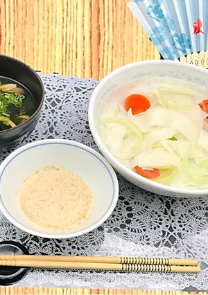 夏にピッタリ！お手頃!! 餃子の皮うどん-レシピのメイン写真