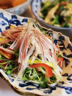 *茶蕎麦 de サラダ*-レシピのメイン写真