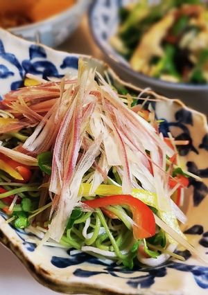 *茶蕎麦 de サラダ*-レシピのメイン写真