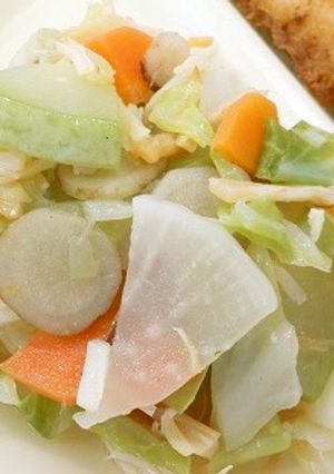 南房総市給食◆摘果メロンのかみかみ和え-レシピのメイン写真