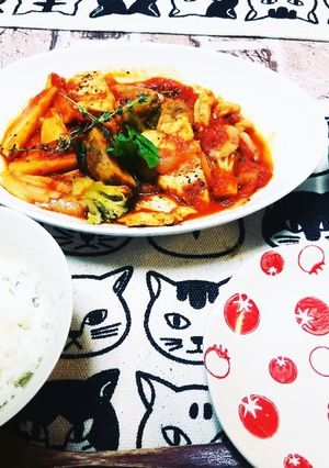チキンのトマト煮-レシピのメイン写真
