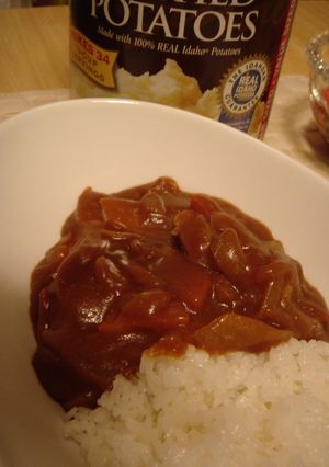 ポテトフレーク入り*旦那様のためのカレー-レシピのメイン写真