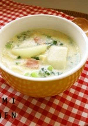 かぶの豆乳スープ-レシピのメイン写真