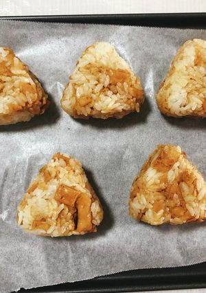 きしめんチップスの焼きおにぎり-レシピのメイン写真
