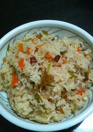 おでんの炊き込みご飯♪-レシピのメイン写真