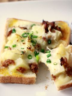 ツナそぼろでカレーポテトトースト-レシピのメイン写真