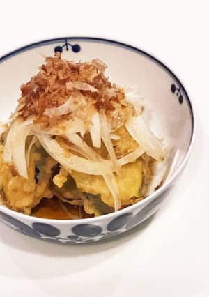 小料理屋風♡ナスと玉ねぎの小鉢-レシピのメイン写真
