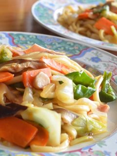 ランチ♡冷蔵庫の残り野菜DE焼うどん-レシピのメイン写真
