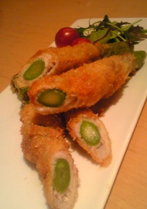 ☆アスパラ一本揚げ☆-レシピのメイン写真