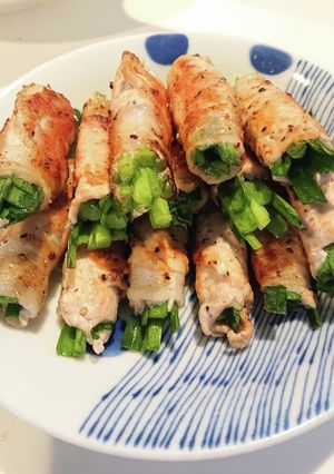 ニラの肉巻き-レシピのメイン写真