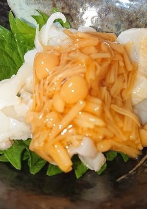 つぶのなめ茸和え-レシピのメイン写真