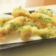 〖 鶏むね肉の青じそ衣天ぷら 〗